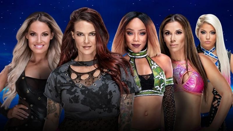 WWE Evolution: Trish Stratus & Mickie James vs Alicia Fox (replacing Alexa Bliss) & Mickie James
